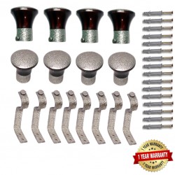 133 Premium Rich Set Of 8 Copper Curtain Brackets