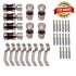 212 Premium Rich Set Of 8 Copper Curtain Brackets