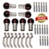 216 Premium Rich Set Of 8 Copper Curtain Brackets