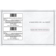 Product Barcode label for All PoS System Worldwide A4-8 Product Barcode label for All PoS System Worldwide A4-8
