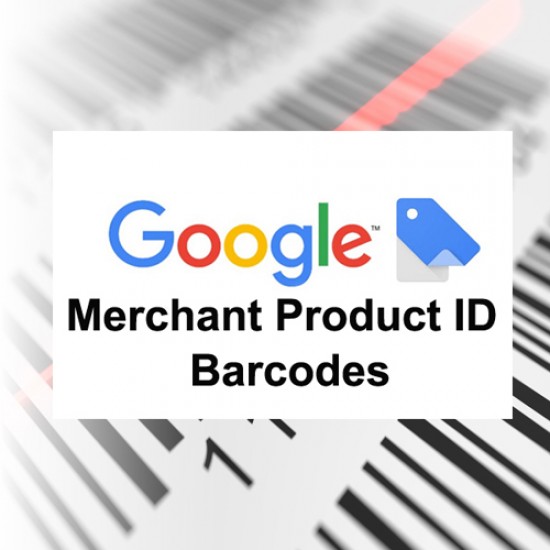 Google Merchant Product ID-Product Barcodes pack of 25