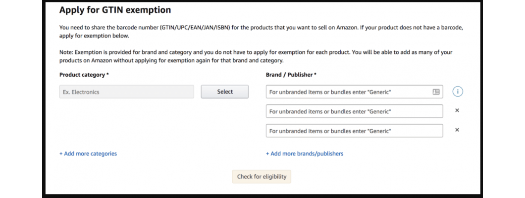 How to request an Amazon GTIN exemption How to request an Amazon GTIN exemption