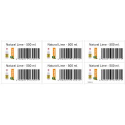 Product Barcode label for All PoS System Worldwide A4-24
