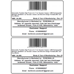 Product Barcode label for All PoS System Worldwide A4-8