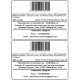 Product Barcode label for All PoS System Worldwide A4-8