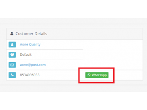 WhatsApp button under order info for OpenCart3x