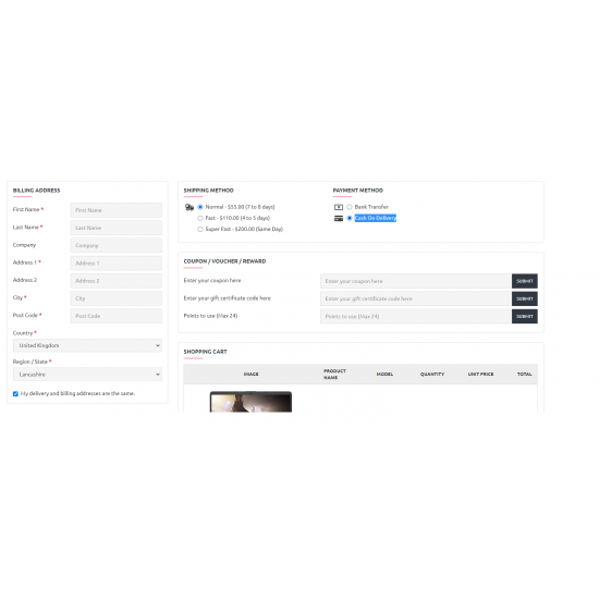 Disable (Disappear) Cash on Delivery if use coupon-voucher-reward opencart3x Disable (Disappear) Cash on Delivery if use coupon-voucher-reward opencart3x