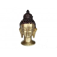 Brass Buddha Head Showpiece Brass Buddha Head Showpiece