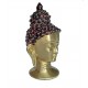 Brass Buddha Head Showpiece
