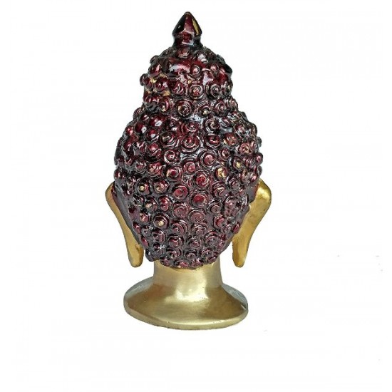Brass Buddha Head Showpiece